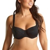 image:imagePanache Womens Olivia Gingham Wired Bikini Top NonPadded Full Cup Supportive FitSignature Black