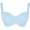 image:imagePanache Womens Olivia Gingham Wired Bikini Top NonPadded Full Cup Supportive FitSky Blue Gingham