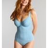 image:imagePanache Womens Paloma Gingham Swimsuit  Balcony Support Retro Chic StyleSky Blue Gingham