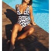 image:imagePanache Womens Taylor Plunge Nonwire Swimsuit SW1760Amalfi Print