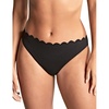 image:imagePanache Swim Spirit Scalloped Cheeky Bikini Bottom Black 8 Cheeky Swim Bottoms for Women Scallop Edge Minimal Coverage Mix and Match Bikini Bottom Trendy Bathing Suit