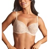 image:imagePanache Tango Balcony Bra for Women  Wired NonPadded Full Cup Support with Leaf EmbroideryBeiges