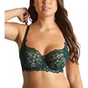 image:imagePanache Womens Allure Full Cup Bra  Sheer Lace with Side Sling amp Power Mesh SupportForest Green