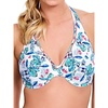 image:imagePanache Womens Elle Halter Bikini Swim Top SW0875 32D White Print