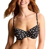 image:imagePanache Womens Florence Balcony Underwire Bikini Top SW2062Polka Dot Print