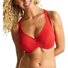 image:imagePanache Womens Jennifer Plunge Underwire Bikini Top SW2024Aurora Red