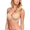 image:imagePanache Womens Porcelain Elan TShirt Bra  Smooth Padded Moulded Cups Adjustable Multiway StrapsNude