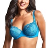 image:imagePanache Womens Rocha Low Front Balconnet Underwire Bra 10341Peacock Blue