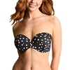 image:imagePanache Womens Scarlett Bandeau Underwire Bikini Top SW2073Polka Dot Print
