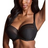 image:imagePanache Womens Serene Underwire Stretch Lace Side Support Bra  Full Cup Supportive Fit amp Racerback OptionNoir