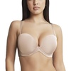 image:imageWomens Faith Molded Strapless Plunge BraLatte