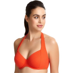 image:imagePANACHE Echo Halterneck Bikini Top Non Padded Foam Moulded Swim Tops Swimwear Orange