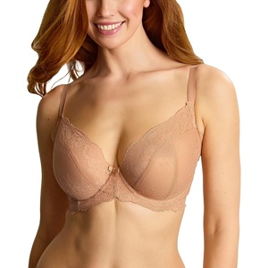 image:imagePanache Ana Plunge Bra  Underwire FullBust Bra with Stretch Lace amp LiftHoney