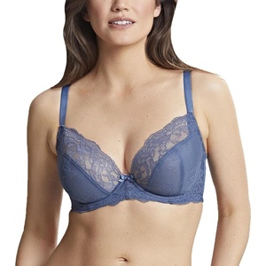 image:imagePanache Ana Plunge Bra  Underwire FullBust Bra with Stretch Lace amp LiftVintage Blue