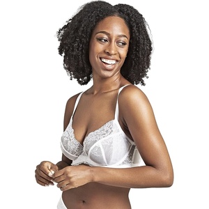 image:imagePanache Ana Plunge Bra  Underwire FullBust Bra with Stretch Lace amp LiftWhite