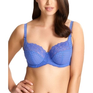 image:imagePanache Womens Envy Underwire Balcony Stretch Lace Bra  Full Coverage Supportive Lift amp Comfort for Large BustCornflower