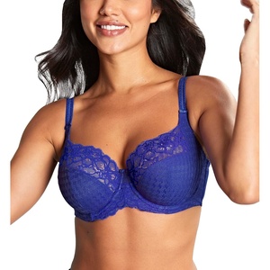 image:imagePanache Womens Envy Underwire Balcony Stretch Lace Bra  Full Coverage Supportive Lift amp Comfort for Large BustIndigo
