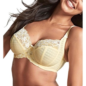 image:imagePanache Womens Envy Underwire Balcony Stretch Lace Bra  Full Coverage Supportive Lift amp Comfort for Large BustLemonWhite