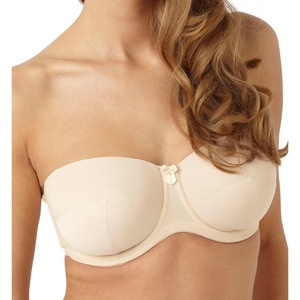 image:imagePanache Womens Evie Underwire Bridal Strapless Bra  Padded Lift Secure Fit StayPut Support Multiway StrapsNude
