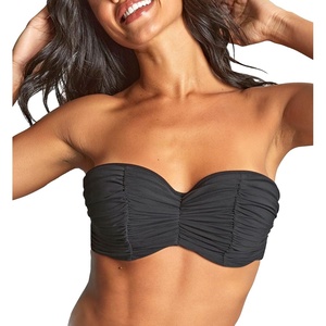 image:imagePanache Womens Margot Bandeau Underwire Bikini Top SW1963Tulle Black