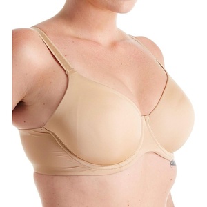 image:imagePanache Womens Porcelain Elan NonPadded TShirt Bra  Lightweight Moulded Breathable Seamless CrossBack OptionNude