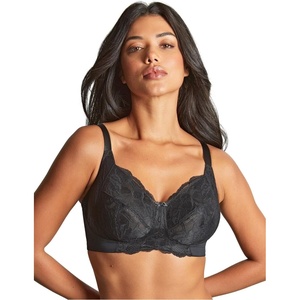 image:imagePanache Womens Rocha Full Coverage Lace Wireless Side Support Bra  Stretch Lace amp Wide Underband for Soft FitBlack