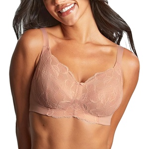 image:imagePanache Womens Rocha Full Coverage Lace Wireless Side Support Bra  Stretch Lace amp Wide Underband for Soft FitMisty Rose