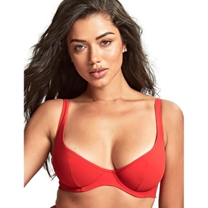 image:imagePanache Womens Rossa Wired Plunge Triangle Bikini Swim Top SW1754 Rossa Red 38DD