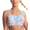 image:imagePanache Womens Freedom NonWired Sports Bra  Seamless Comfort amp Support with Lycra Adaptiv Fabric  Abstract 34E