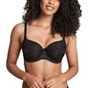image:imagePanache Womens Tango Underwire Balcony Unlined Bra BLACK36HH Supportive 3Piece Cups Full Figure Fit Rigid Fabric for Lift and Security Embroidered Detail Adjustable Straps for AllDay Comfort