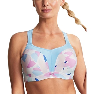 image:imagePanache Womens Freedom NonWired Sports Bra  Seamless Comfort amp Support with Lycra Adaptiv Fabric  Abstract 34E