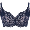 image:imagePanache Womens Allure Full Cup Bra  Sheer Lace with Side Sling amp Power Mesh SupportNavy