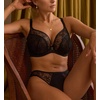 image:imagePanache Womens Yasmin Non Padded Underwired Plunge Bra WRemovable Front StrapNoir