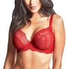 image:imagePanache Womens Ana NonPadded Plunge Underwire Bra 9396A Salsa Red 36E