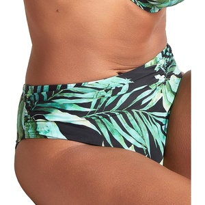 image:imagePanache Bali Midi Gathered Swim Pant SW1646Palm Print
