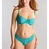 image:imagePanache Womens Allure Underwire Stretch Lace Low Cut Bra  Low Coverage Balcony Bra Elegant DemiStyleTurquoise