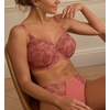 image:imagePanache Tango Balcony Bra for Women  Wired NonPadded Full Cup Support with Leaf EmbroiderySunset