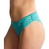 image:imagePanache Womens Allure Brazilian Panties with Lace Detail Keyhole Back and Gold Ring AccentTurquoise