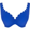 image:imagePanache Swim Lauren Plunge Bikini Top for Women  Underwire Support Scallop Trim Mix amp Match Luxury SwimwearColbalt