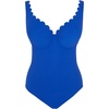 image:imagePanache Swim Spirit Rita Underwire One Piece  Tummy Control Swimsuit for Women with Scallop Edge amp Plunge NecklineColbalt