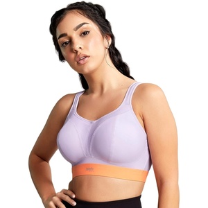 image:imagePanache Tango Balcony Bra for Women  Wired NonPadded Full Cup Support with Leaf EmbroideryLilacOrange