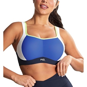 image:imagePanache Womens High Impact Underwire Sports Bra Max Support Moisture Wicking Heavy Duty Sports Bra for WomenBlue