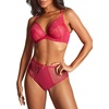 image:imagePanache Meadow Bra Plunge Non Padded Sheer Embroidered Bras Lingerie Raspberry