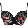 image:imagePanache Womens Envy Underwire Balcony Stretch Lace Bra  Full Coverage Supportive Lift amp Comfort for Large BustBlack Rose