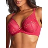image:imagePanache Meadow Bra Plunge Non Padded Sheer Embroidered Bras Lingerie Raspberry