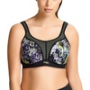 image:imagePanache Womens Plus Size NonWired Sports BraNeon Reptile