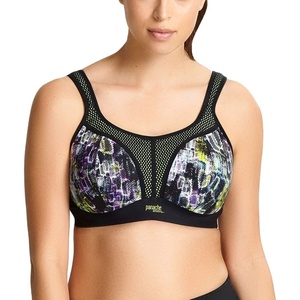 image:imagePanache Womens Plus Size NonWired Sports BraNeon Reptile